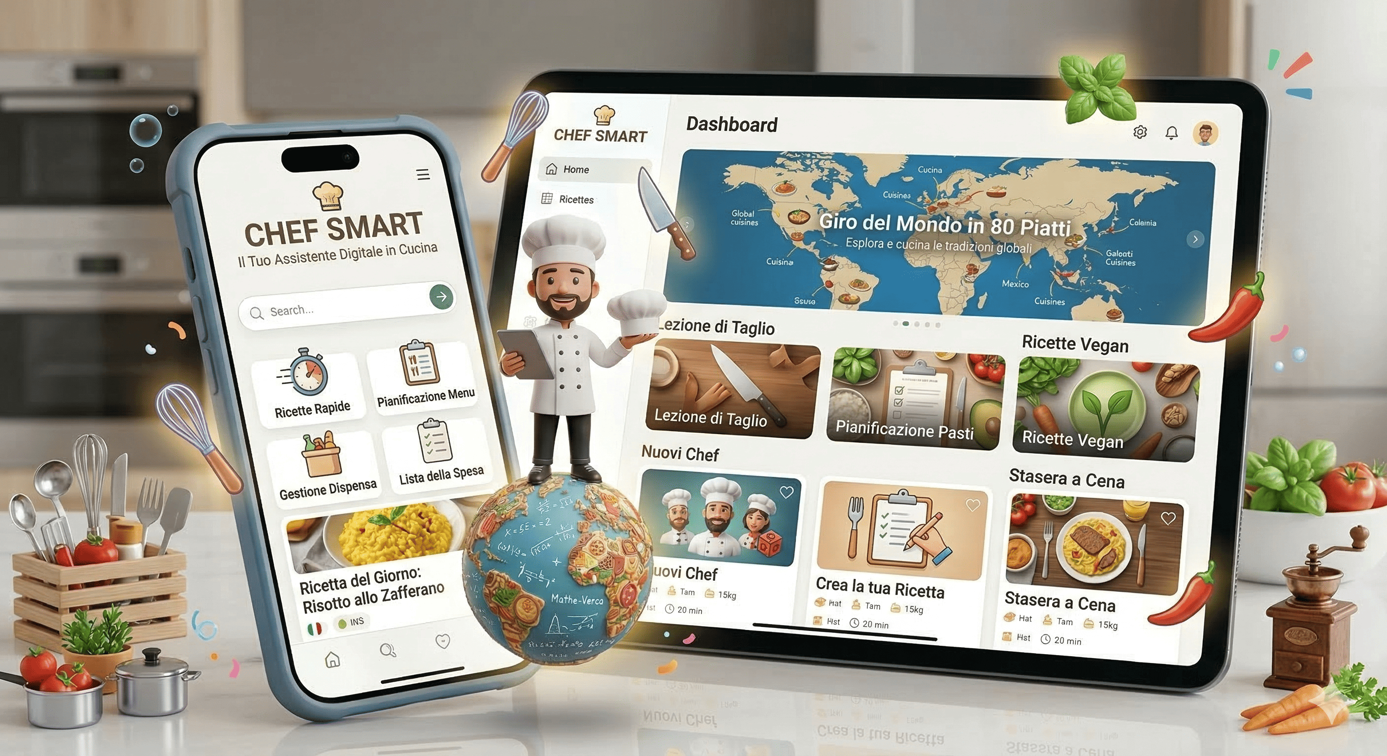 WebApp Chef Smart – Il Tuo Assistente Digitale in Cucina