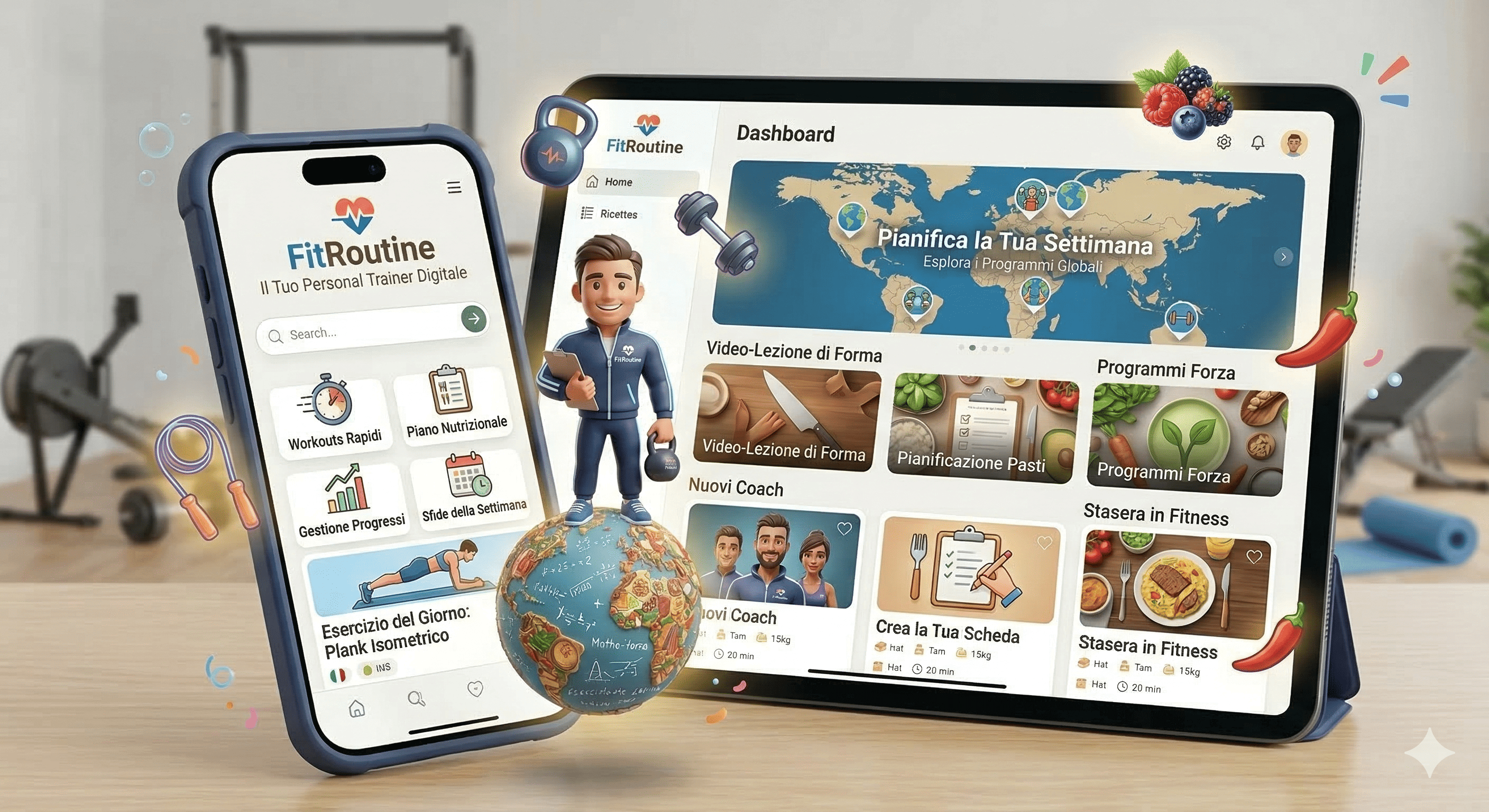 WebApp FitRoutine – Il Tuo Personal Trainer Digitale